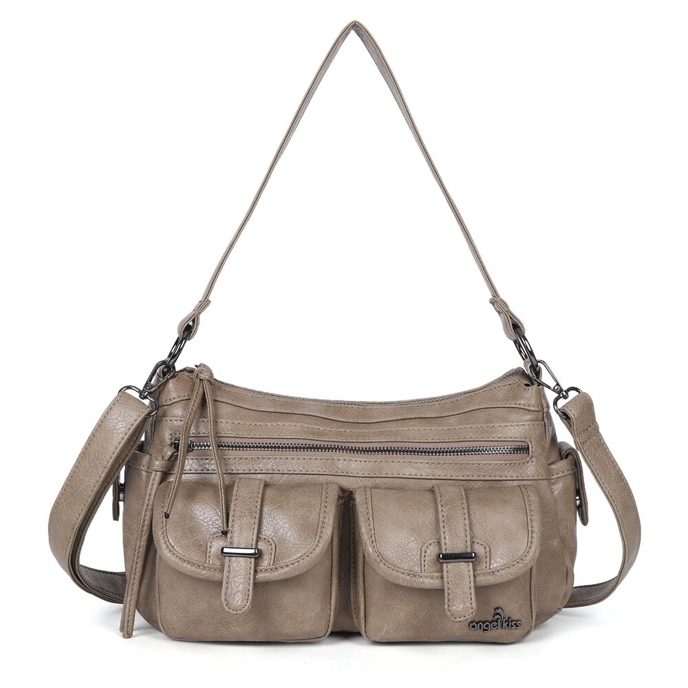 8640 Hobo Purses Crossbody Shoulder Bag Multi Pocket Handbags
